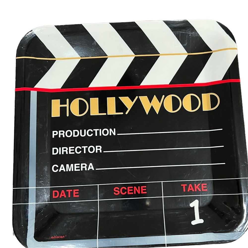 Hollywood Film Director style serving trays set of 2